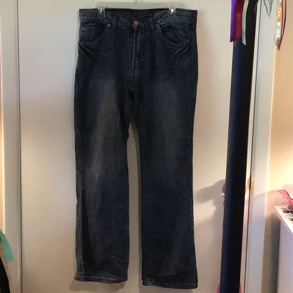 Men’s Express Stone Washed Blue Jeans